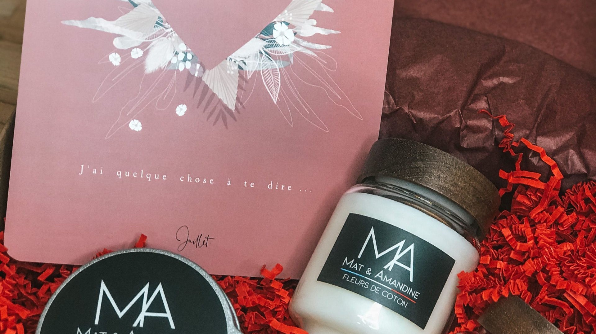 Coffret Bougies Parfumées Saint-Valentin
