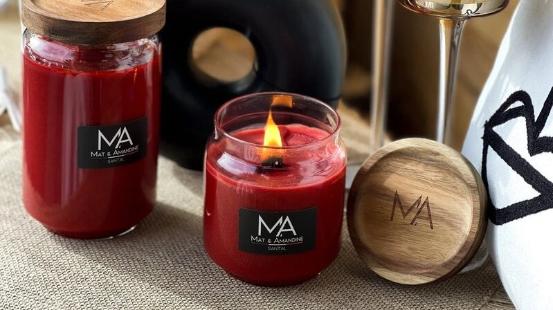 Bougie parfumée Santal, l'exotisme !