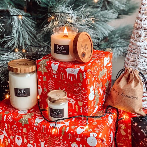 Les bougies Mat et Amandine sous votre sapin