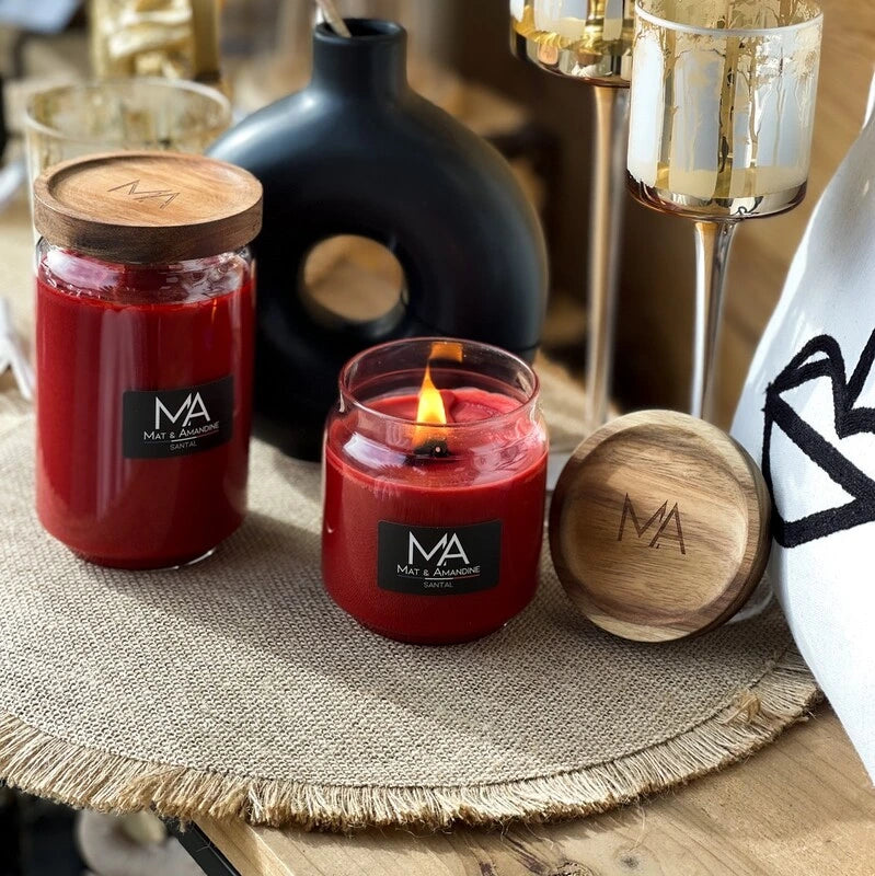 Bougie parfumée Santal, l'exotisme !