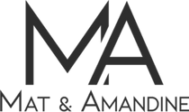 Logo Mat & Amandine Noir